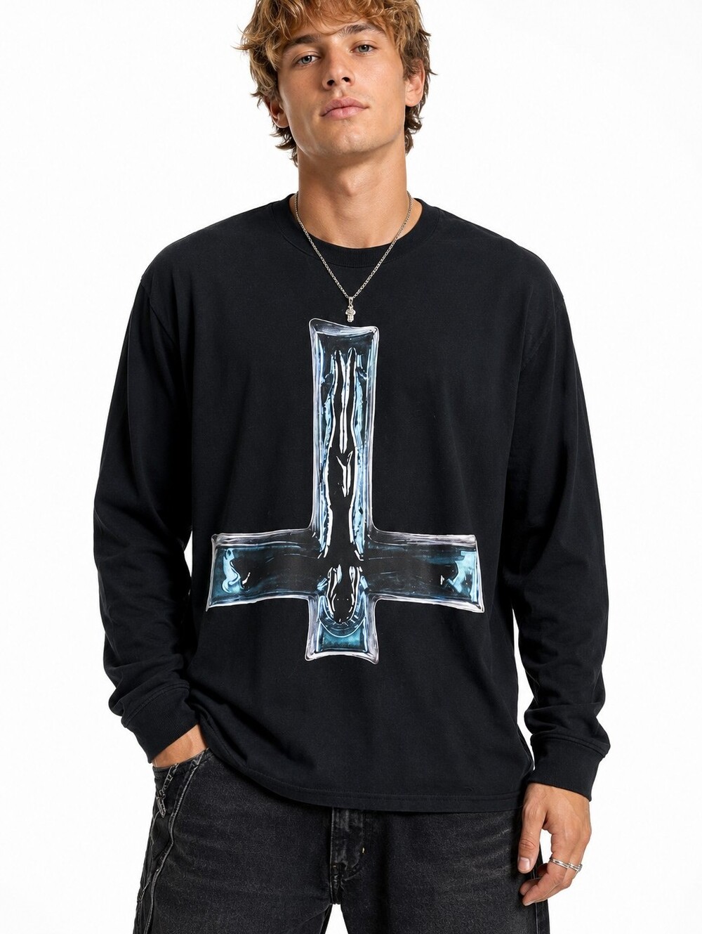 Playboi Carti Whole Lotta Red Longsleeve T-Shirt Black 2XL Graphic